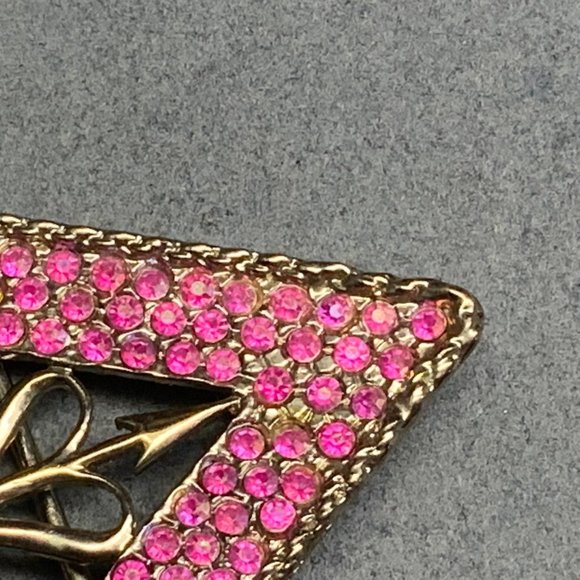 Diamond Swirl Belt Buckle Barbie Pink Rhinestone Silver Retro Soft Girl Cottage main image 5